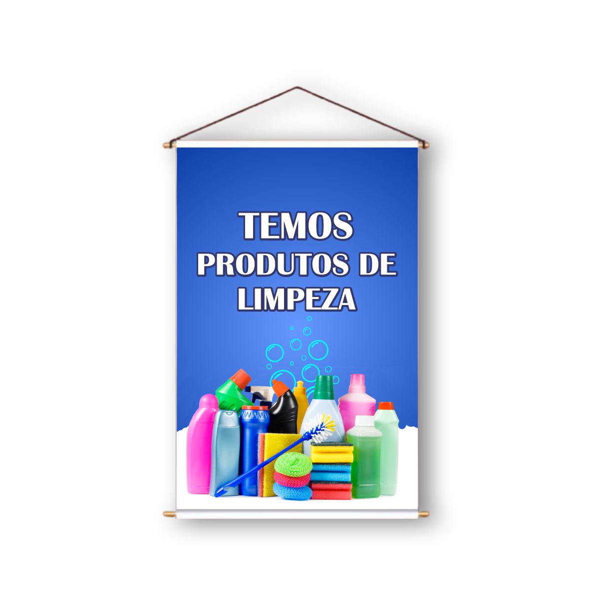 Banner Produtos de limpeza 60x90
